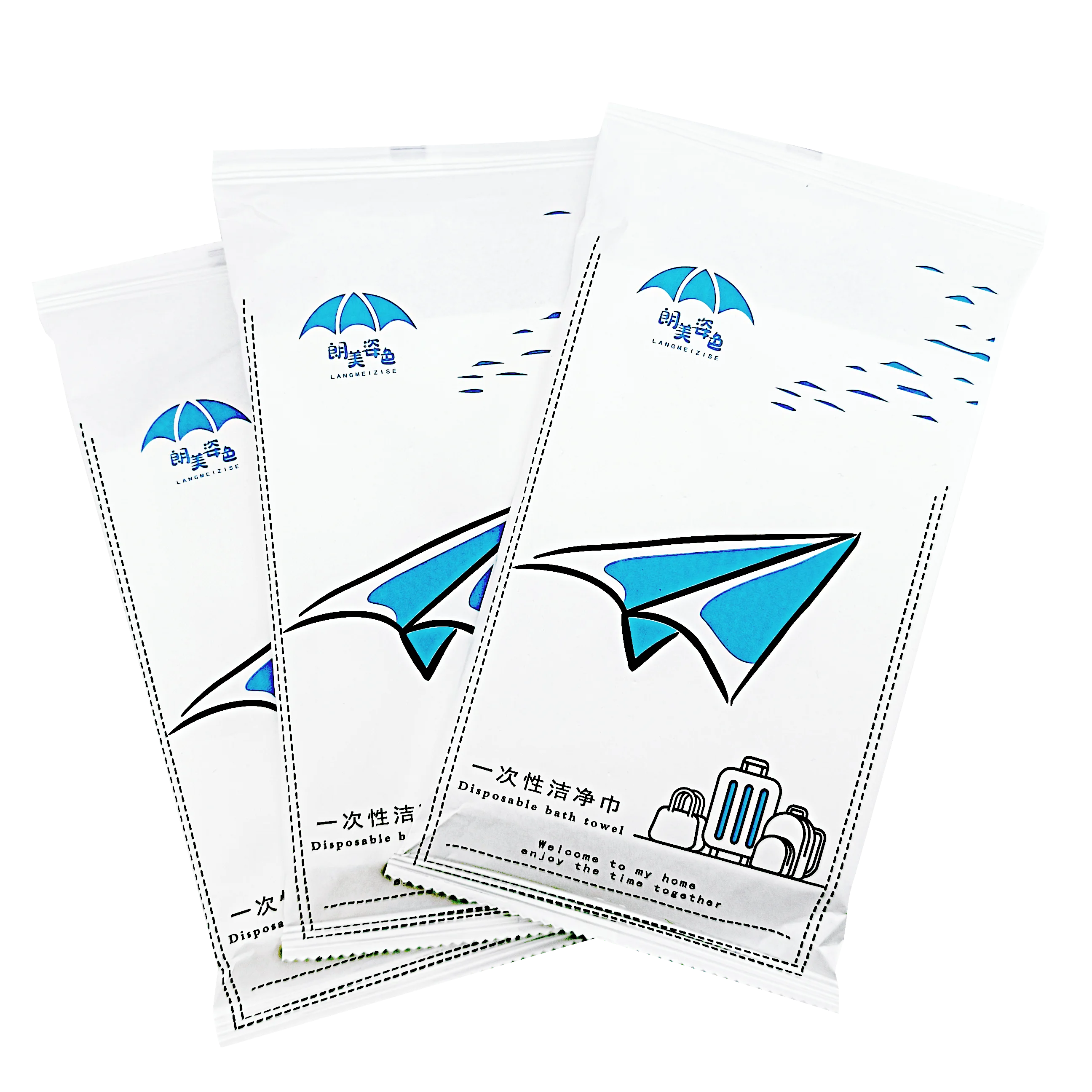 2 in 1 Philippines Hot Sale Durable 30*65 Hairdressing Hair Drying Non-woven Hair Wrap Towel, Disposable Hair Towel