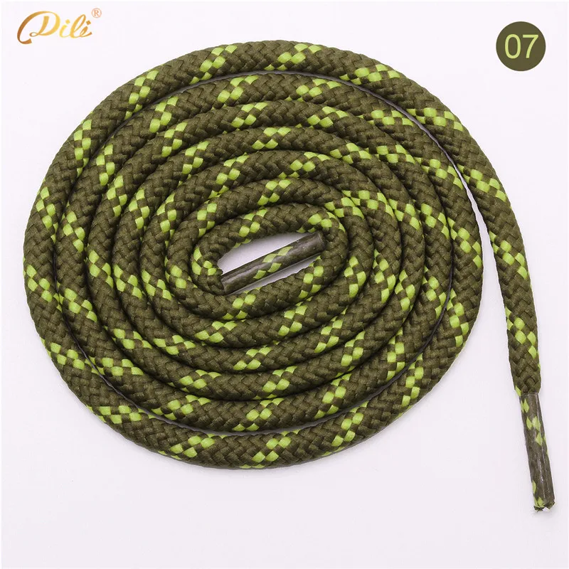 Amazon Hotsale Custom Packaging 5mm Round Polyester Shoelace Round Shoe laces High Quality Replacement Shoelaces
