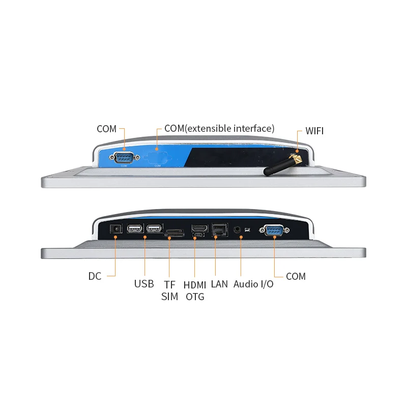 Wall mounted IP65 waterproof kiosk tablets 7 8 inch android 6.0/7.1 industrial tablet pc