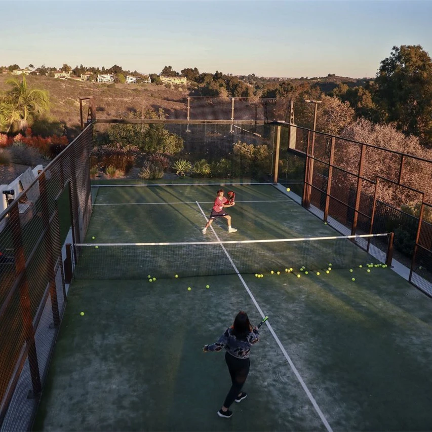 indoor and outdoor padel tennis court padel court with removable roof