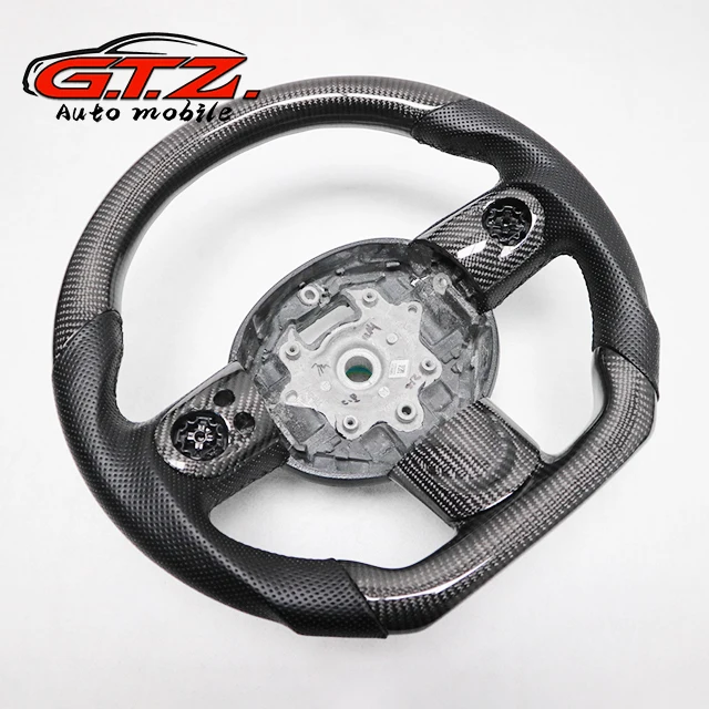  Оригинальное рулевое колесо из углеродного волокна для MINI cooper F54 F55 F56 R60 R61 ПЕРФОРИРОВАННОЕ кожаное гоночное