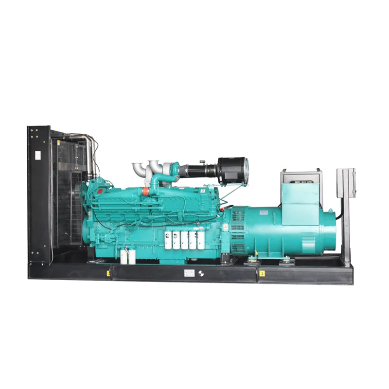 1 year global warranty powertrain generators 1000kw original mtu diesel generator set open type air cooling diesel generator set