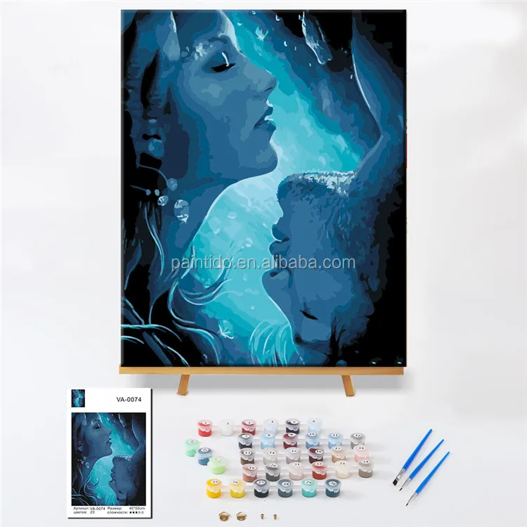 Paintidodiy живопись по номерам Акриловая краска ручная роспись маслом на холсте для домашнего декора настенная живопись