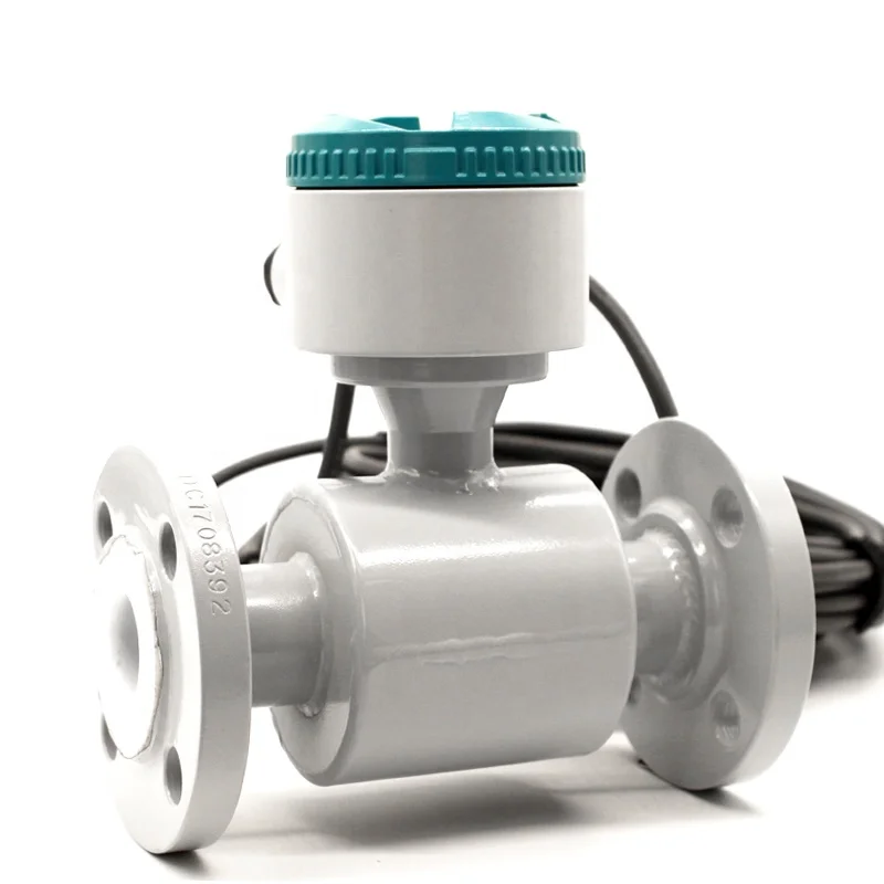 high accuracy water pulse counter meter electromagnetic acid resistant flow meter magnetic water caudalimetro price