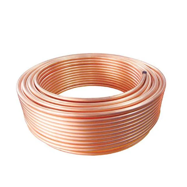 Cu Min 99.9% Customized Size Capillary Copper Tube Pipe