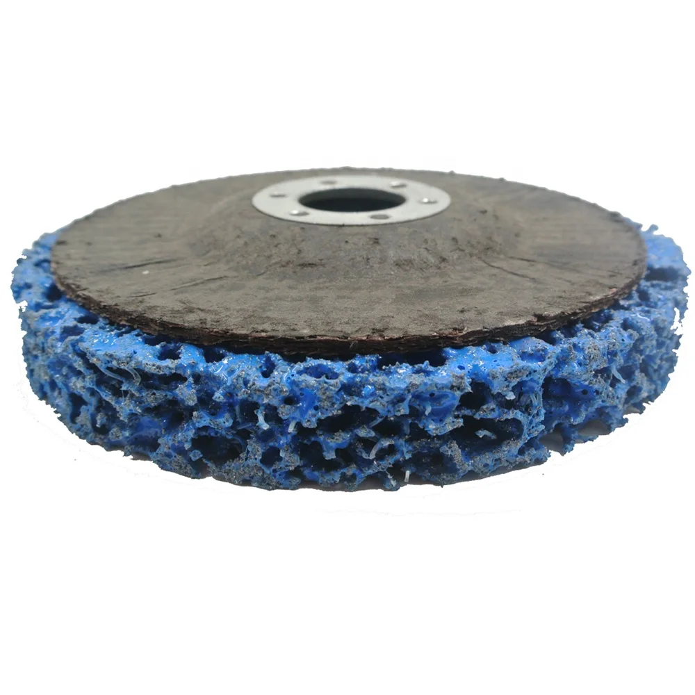 SATC Cleaning battery for Angle Grinder Paint Clean Strip Disc, 4-1/2 Inch Coarse Cleaning Disc Blue