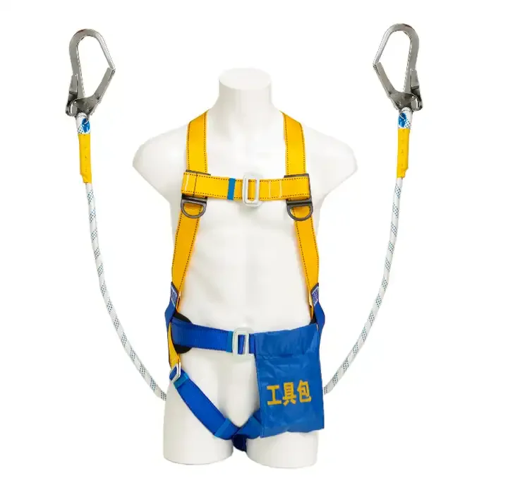 Construction or Building Full Body Safety harness Fall Protection 3 Point Protective Safety Belt