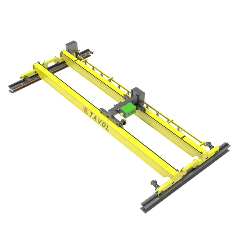 Euro Type Double Girder Overhead Travelling Crane 5 ton 10 ton 15 ton for Machine Maintenance