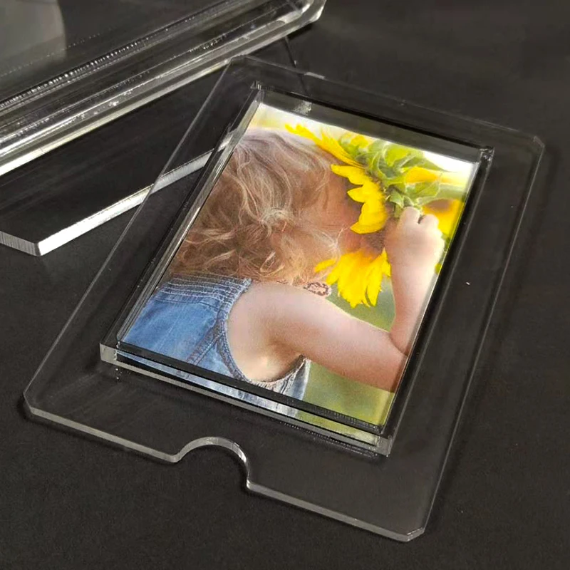 Cute clear acrylic photo frame stand pictures