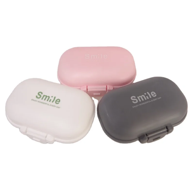 Promotion weekly pill case organizer 7 day plastic pill box  custom logo print plastic pill cutter