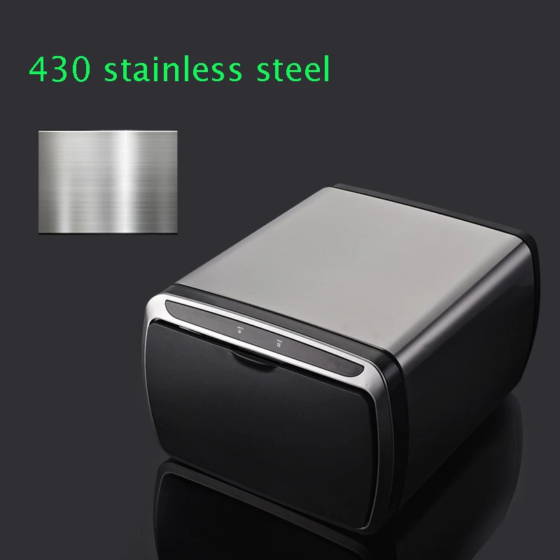 compact automatic smart waste bins smart hand-free electronic kitchen trash can