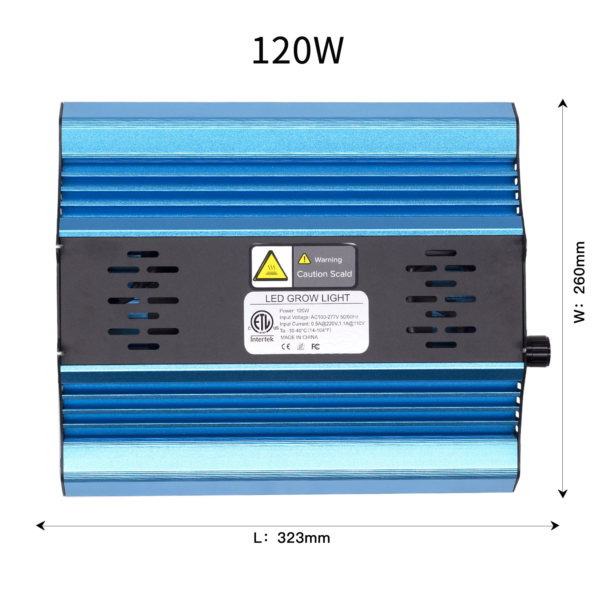 Full Spectrum Led Grow Light Bar Duct Fan Filter Indoor Growing System grow box with Removable Floor Tray 600D Oxford Cloth