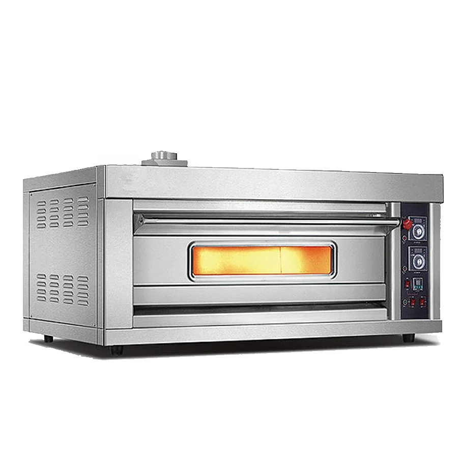 High quality Europe professional counter top toaster pizza 1deck oven gas