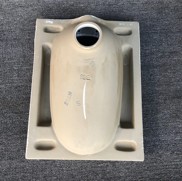 
2020 Hot Sale Squat Pans High Quality Glazed Ceramic Squatting Pan For Bathroom 