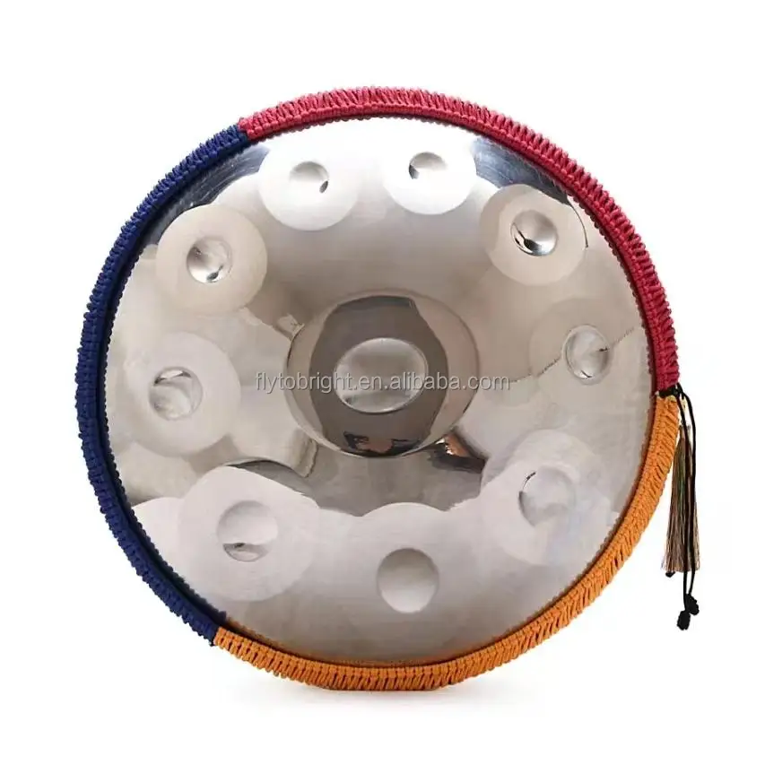 New Factory 1 Pcs Musical instrument Set 10 Notes 55CM 440 Hz HandPan D Minor Hand drum tongue drum