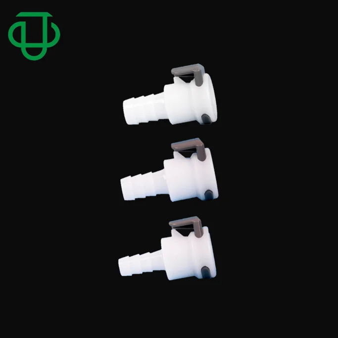JU Medical Open Flow Quick Disconnect Hose Fittings Socket Coupling Plastic Air Quick Connect Release Coupler