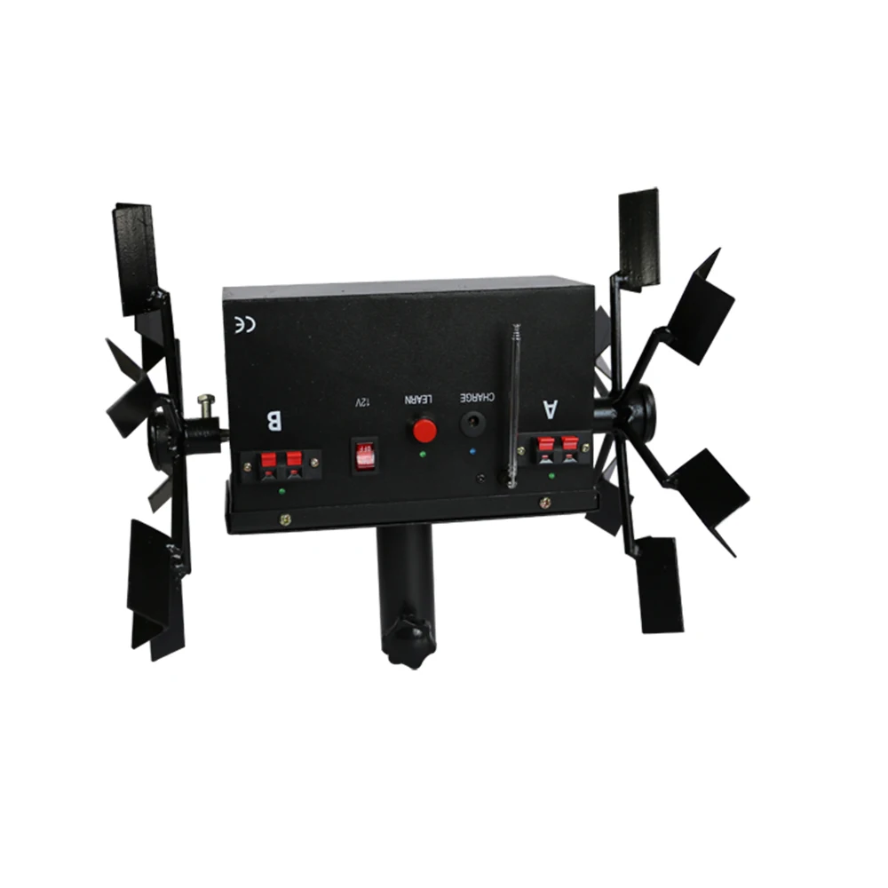 Remote control cold stage pyrotechnic cold pyro double electric windmill fireworks firing system for stage fountains