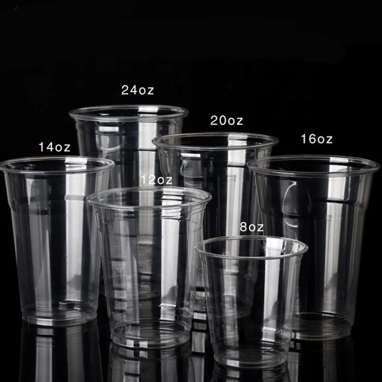 China Manufacture Disposable Plastic Pp Cup Bubble Milk Tea Cup  Pp Dispos Plastic Cup For Milktea