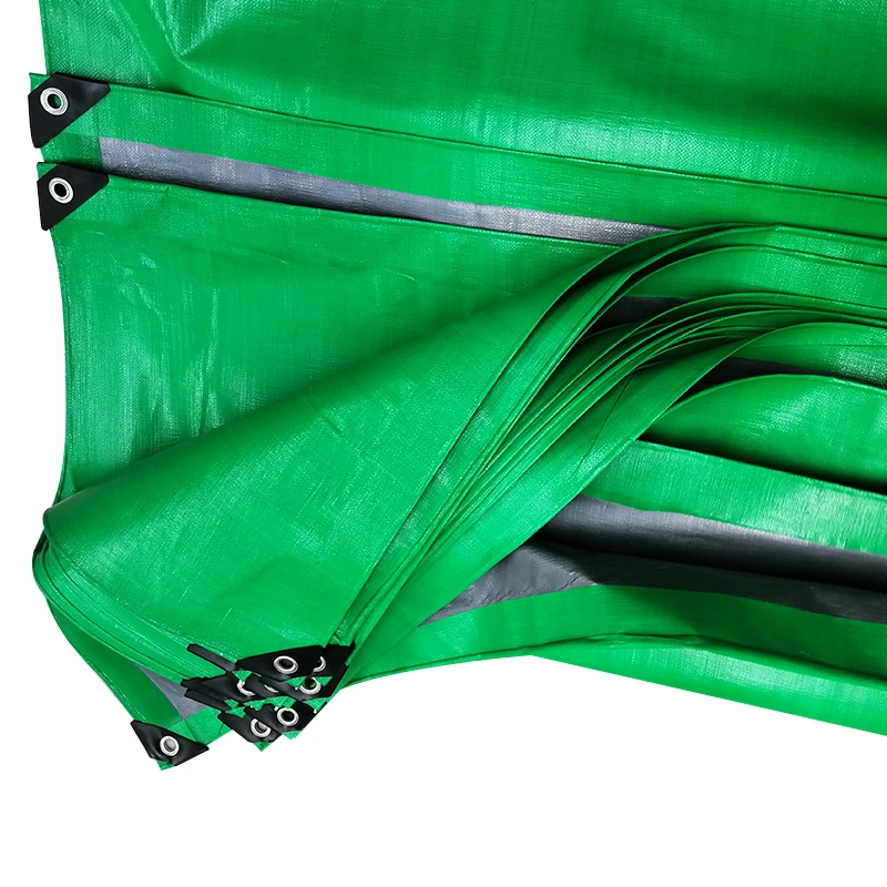 High Quality Green Concrete Blankets Insulated army tent tarpaulin with eyelets rotproof uv protected 60-300gsm tarp for covers