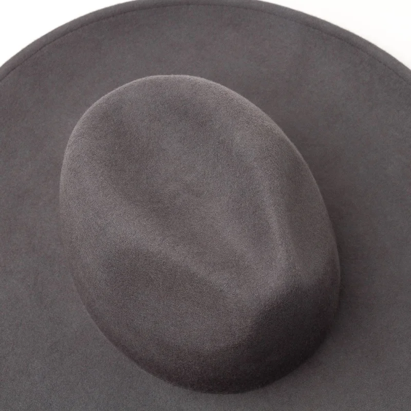 Цвет на заказ фетровая шляпка шерстяная фетровая шляпа 100% шерсть шляпа с широкими полями унисекс шерсть плоским козырьком, оптовая продажа, женские шапки, головной убор 2021 яркие детские комплекты в винтажном стиле Панама Стиль