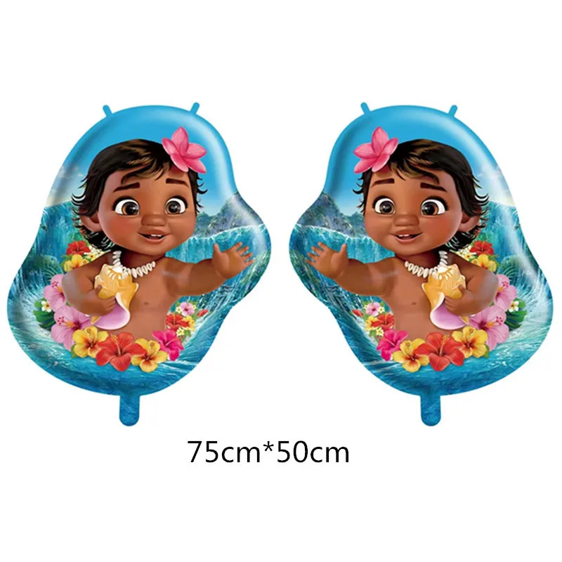 TS new arrival 18 inches cartoon baby Moana foil balloon Ocean princess baby shower foil balloon for happy birthday