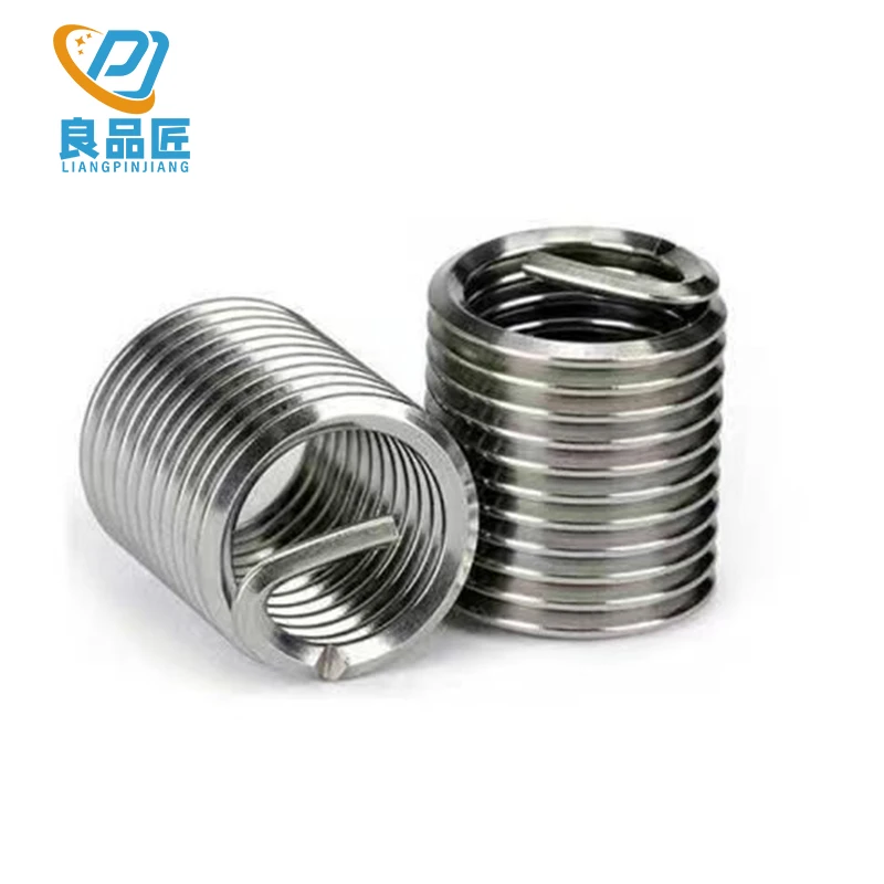 Factory Direct Sales Customized Furniture Connector For Wood Metal Coil Spring Thread Insert Smooth Surface Without Burrs