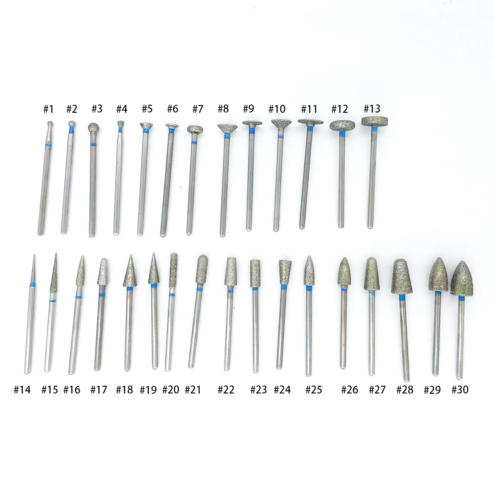 Durable Diamond Burs Emery Grinding Head HP High Speed Dental Burs