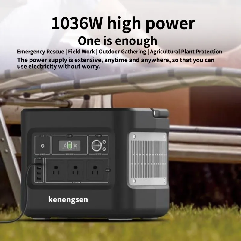 Wholesale Lithium LiFePO4 battery 1000W Power Bank Camping Solar Portable Power Station