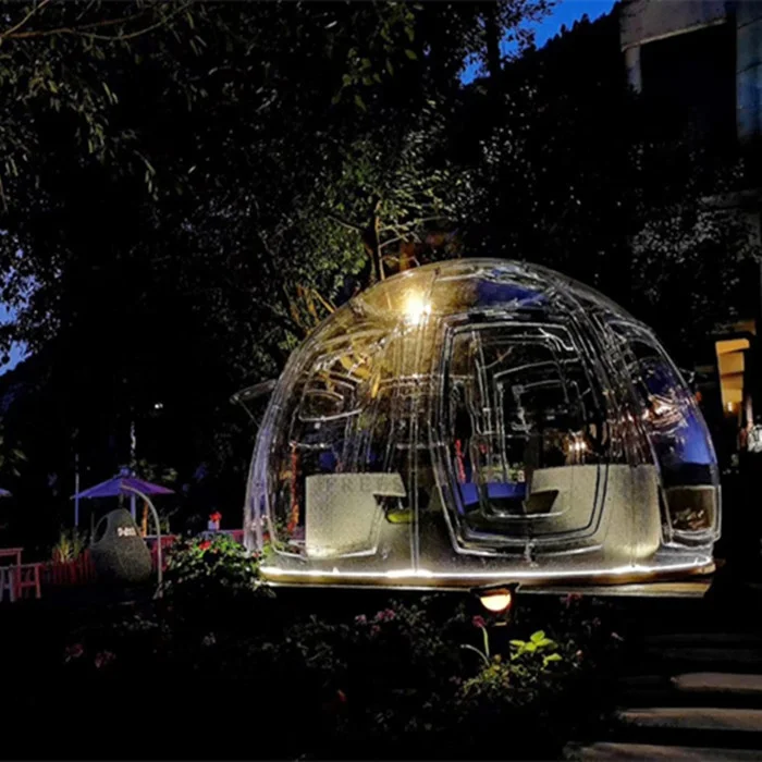 Outdoor Sunbathing Transparent  Bubble Dome tent for Glamping