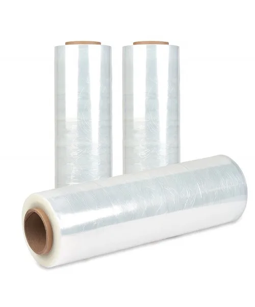 Strech film for pallet shrink wrap film 23 micron machine/hand stretch film roll