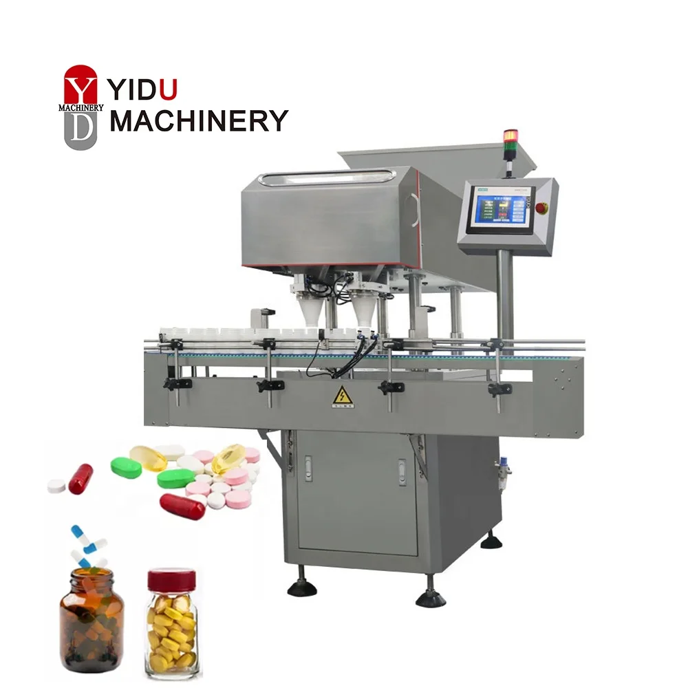 Automatic Tablet Bottle Filling Capsule Counting Machine 16 Channel Medical Counting Machine