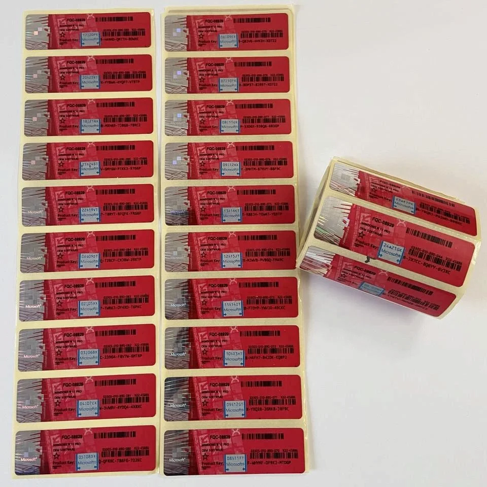 Оптовая продажа, windows 11, профессиональная наклейка COA с гарантией на ключ