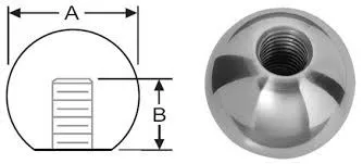 Guangzhou Yuanke drilled hole solid stainless steel balls