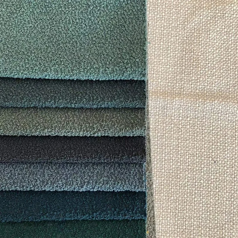 Loop Velvet Soft 430gsm Lamb Wool Look Heavyweight Boucle Sofa Fabric for Furniture Textile