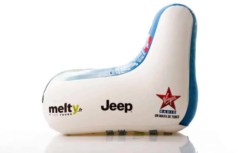 promotional outdoor customized oxford inflatable furniture air lounge event pvc sofa
