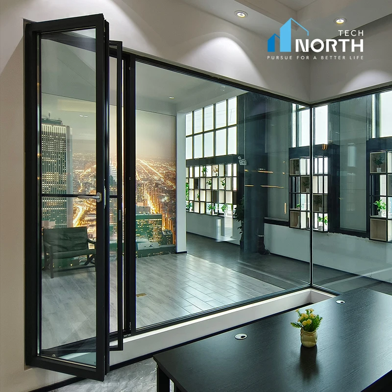Ultra-slim frame aluminum windows for minimalist architecture