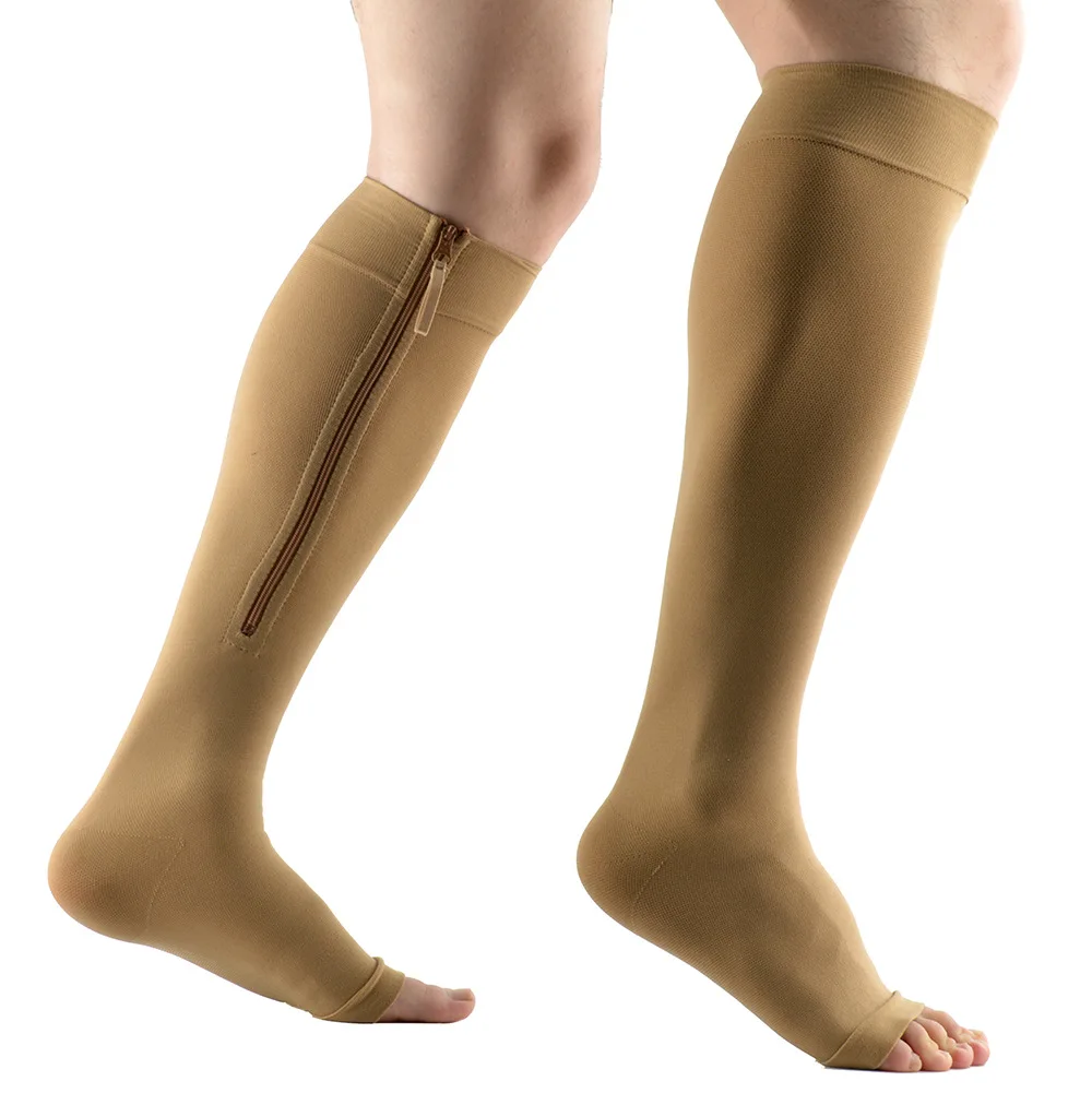 New 20-30mmHg Stockings for Varicose Zipper Medical