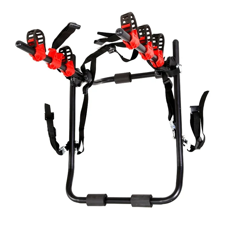 3 Folding Bike Steel Fold Car Rear Mounted Trunk Hitch Mount Foldable Bicycle Carrier/Rack For 3