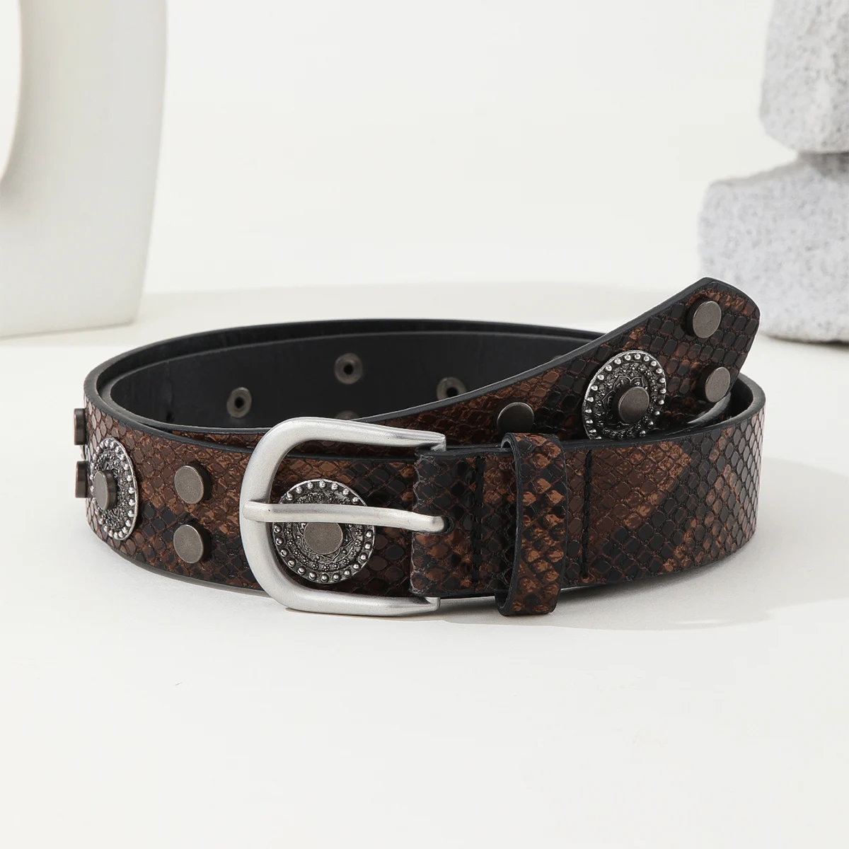 Мужской ремень из натуральной кожи