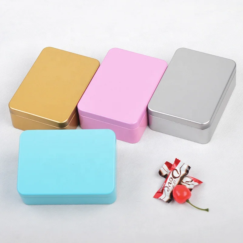 Unique Products to Sell Wholesale Multipurpose Red Tin Canisters Gift Card Tins Metal Box Container with Large Stock Ability