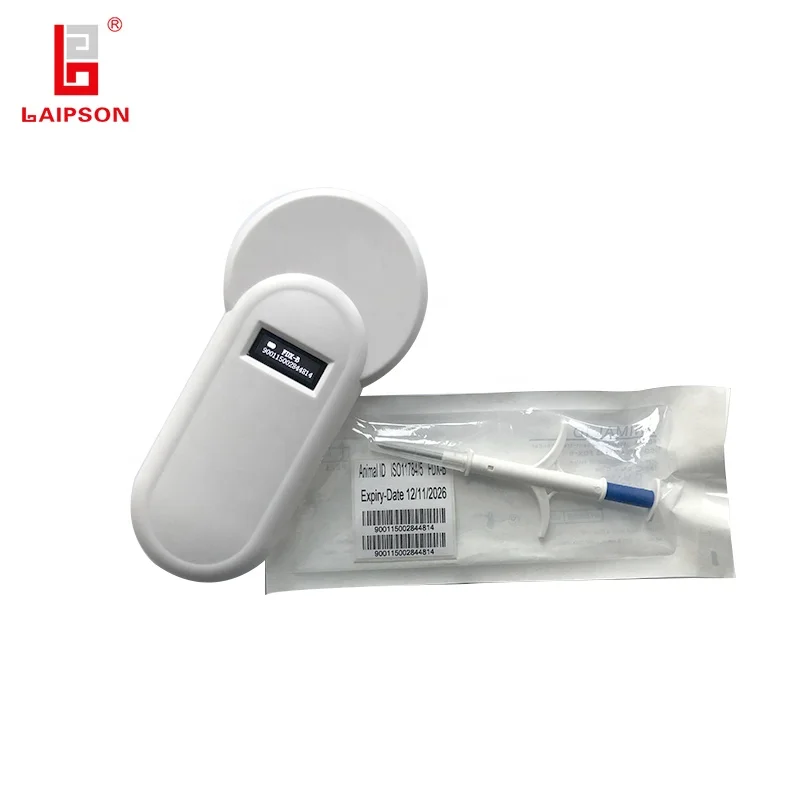 134.2khz FDX-B RFID injection animal microchip ID pets implant syringe tag for pet dog