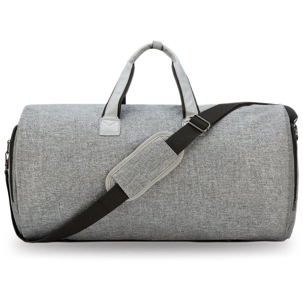 2 in 1 Hanging Suitcase Suit Travel Bags Convertible Garment Bag with Shoulder Strap Carry on Garment Duffel Bag