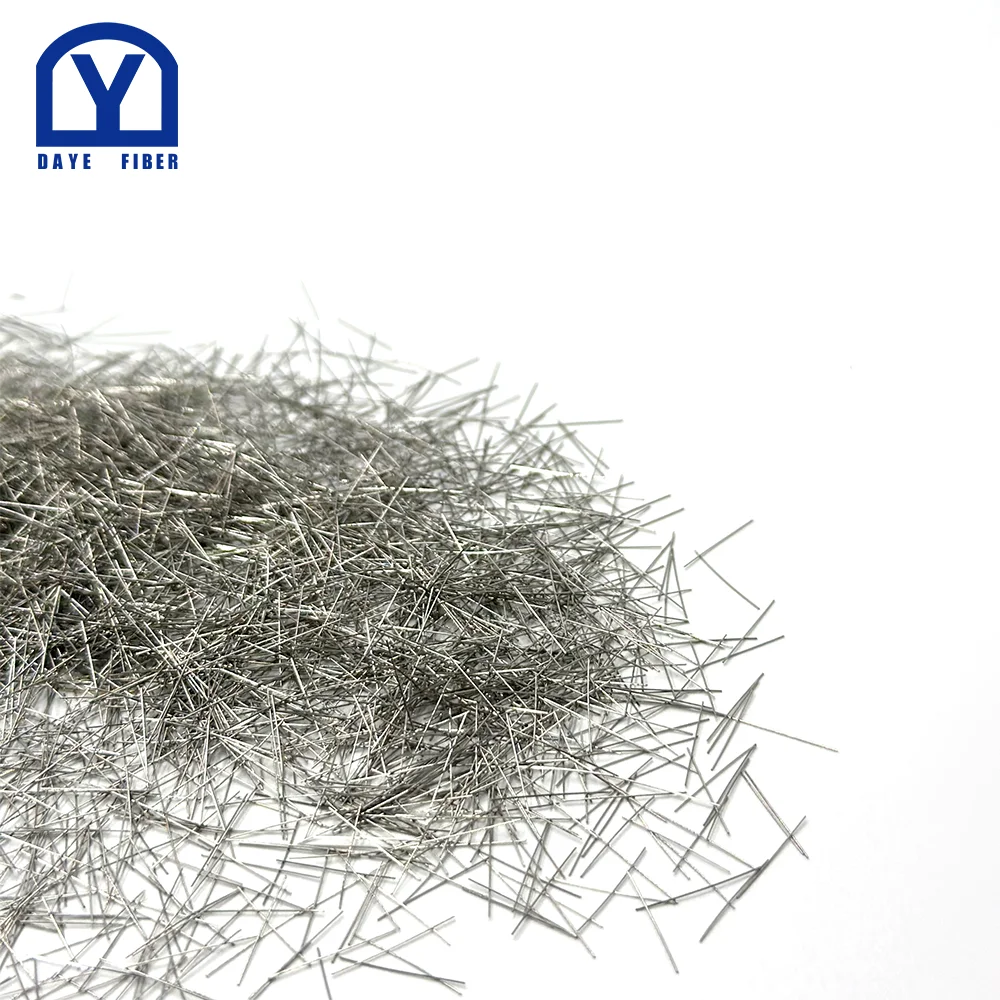 Stainless Steel Fiber Rebar Replacement Micro rebar ISO CE steel fiber for concretement UHPC