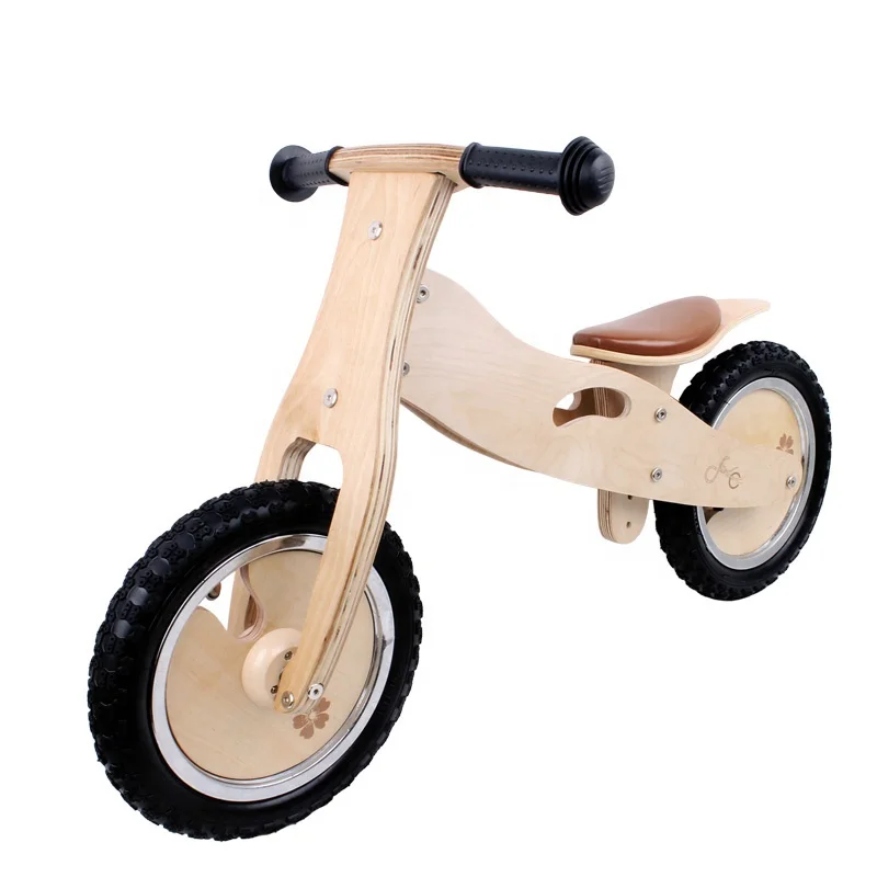 High Quality Preschool  Wooden Balance Bike Toys Children Balance Bike Wooden Bike Toys