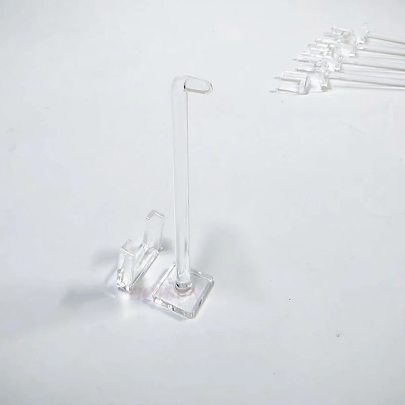 Clear plastic hooks for 3C Phone Accessory Hang Transparent Acrylic Peg for Jewelry Products