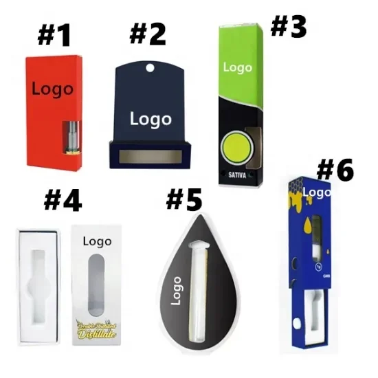 
Hot sell Retail Box Child Resistant 510 oil Cart Packages 