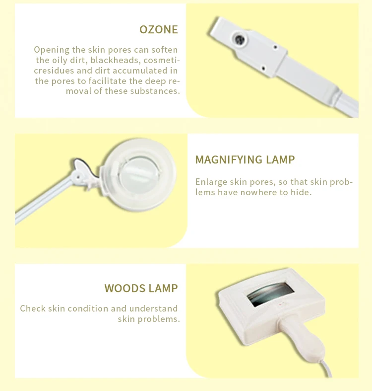 Professional Beauty Salon Use Multifunctional facial   9 in 1 machine