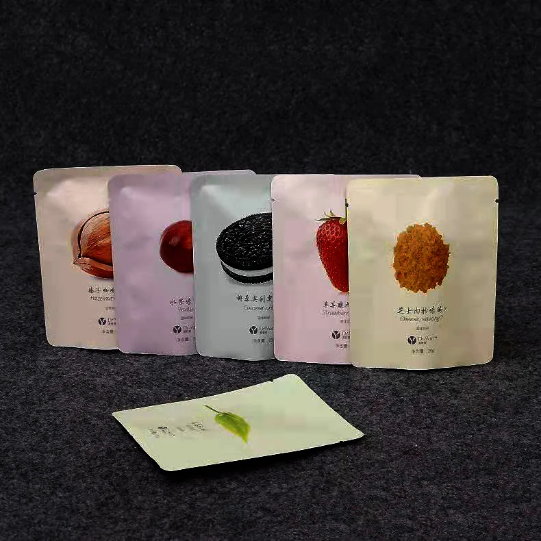 Gravure Printing aluminum foil anti-static sachet for powder drinks instant coffee packaging bags coffee sachet