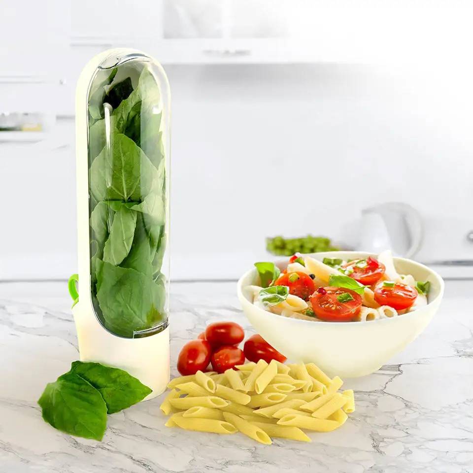 Лучший Хранитель трав для свежих продуктов Новый дышащий хранитель контейнер хранения овощей