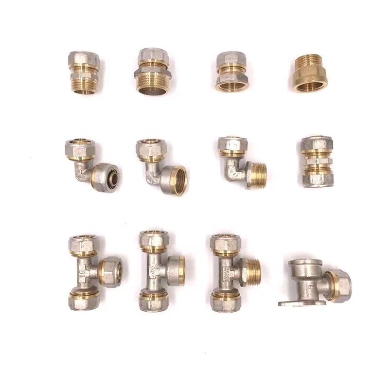 Brass Press Fitting for PPR Pipe Compression Tube Fitting